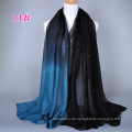 Neues Design schön verblassen Farbe Mädchen Glitter islamischen Schal Schal Hijab Großhandel